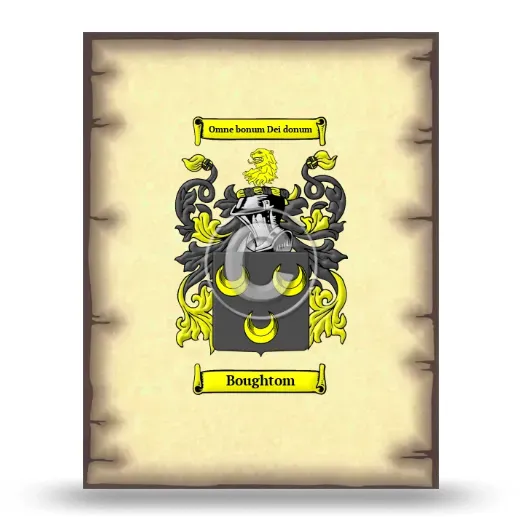 Boughtom Coat of Arms Print
