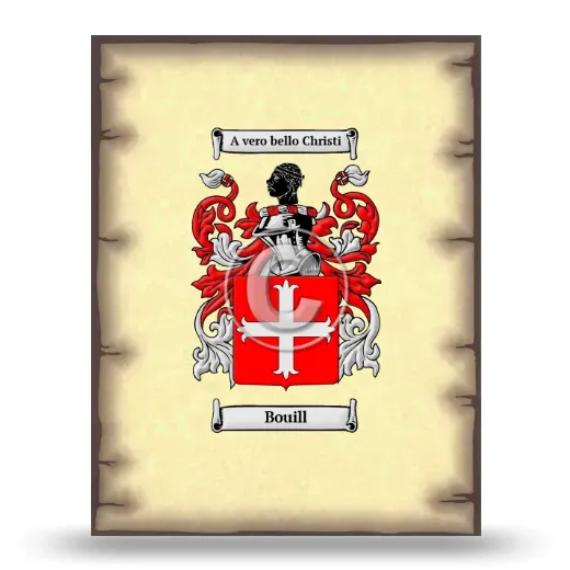 Bouill Coat of Arms Print