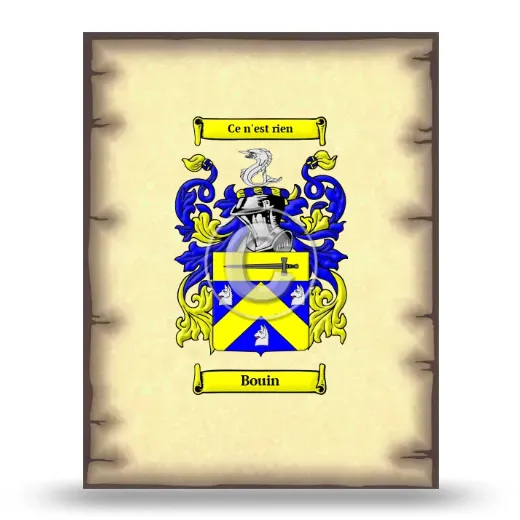 Bouin Coat of Arms Print