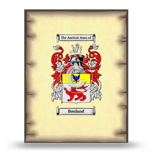 Bouland Coat of Arms Print