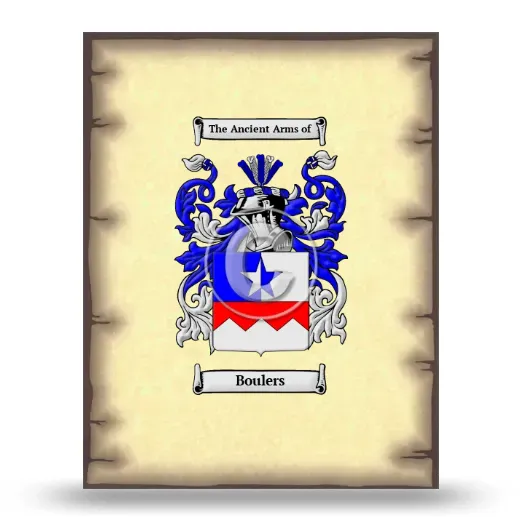 Boulers Coat of Arms Print