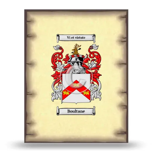 Boultane Coat of Arms Print