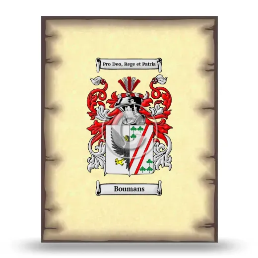 Boumans Coat of Arms Print