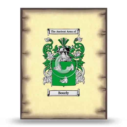 Bourly Coat of Arms Print