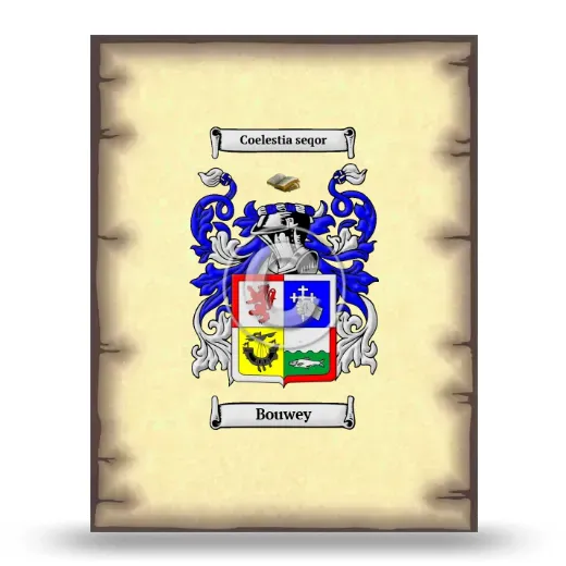 Bouwey Coat of Arms Print