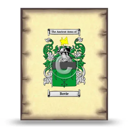 Bovie Coat of Arms Print