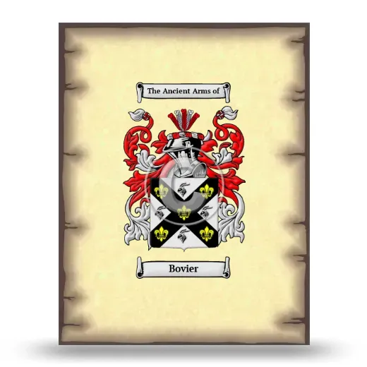 Bovier Coat of Arms Print