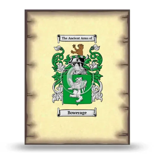Bowerage Coat of Arms Print