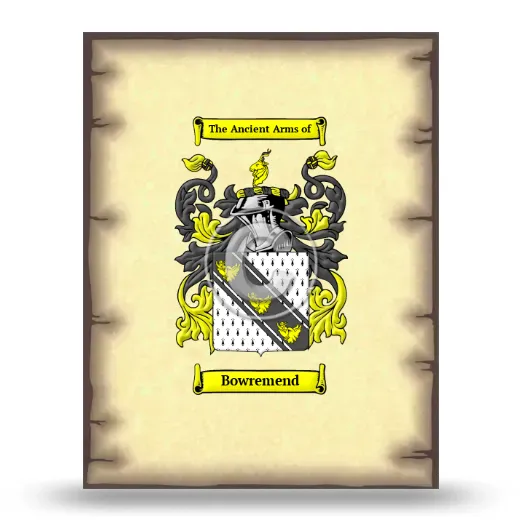 Bowremend Coat of Arms Print