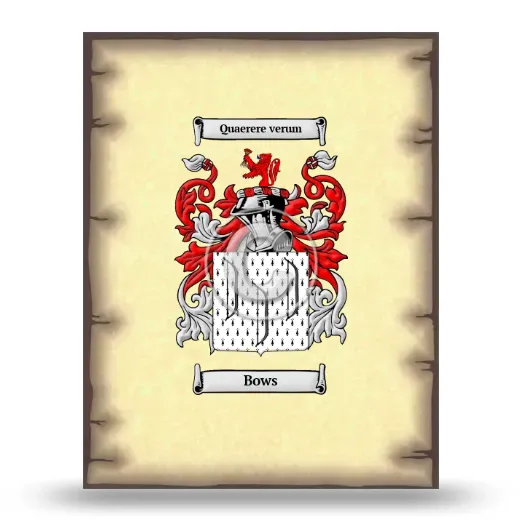 Bows Coat of Arms Print