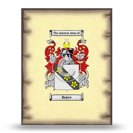 Boyce Coat of Arms Print