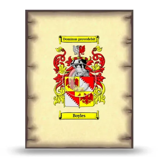 Boyles Coat of Arms Print