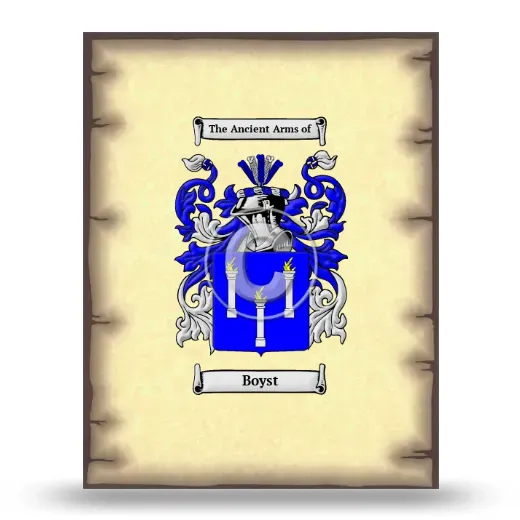Boyst Coat of Arms Print