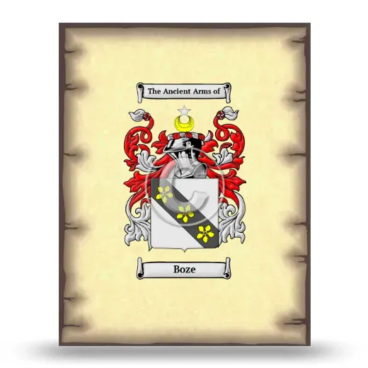 Boze Coat of Arms Print
