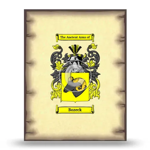 Bozeck Coat of Arms Print