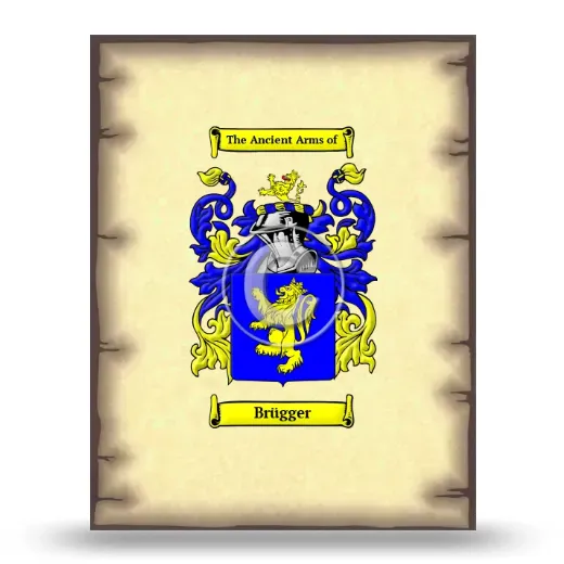 Brügger Coat of Arms Print