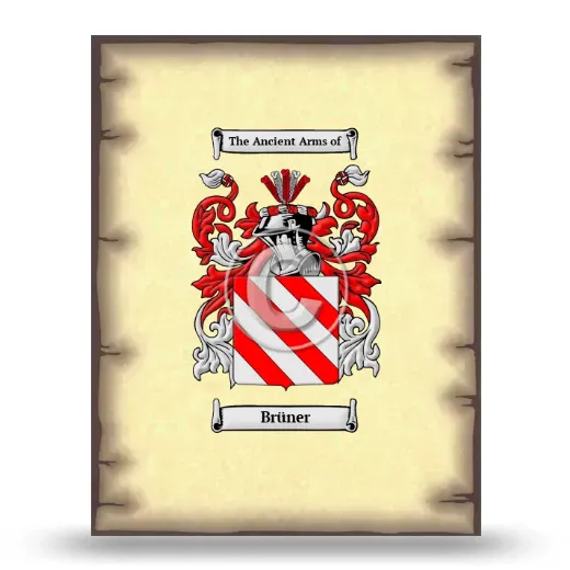 Brüner Coat of Arms Print