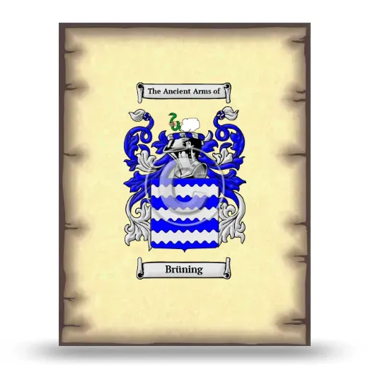 Brüning Coat of Arms Print
