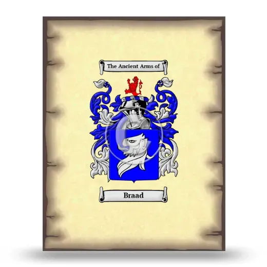 Braad Coat of Arms Print