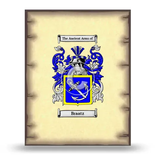 Braatz Coat of Arms Print