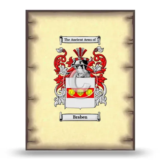 Braben Coat of Arms Print