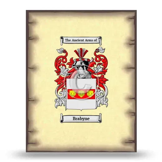 Brabyne Coat of Arms Print