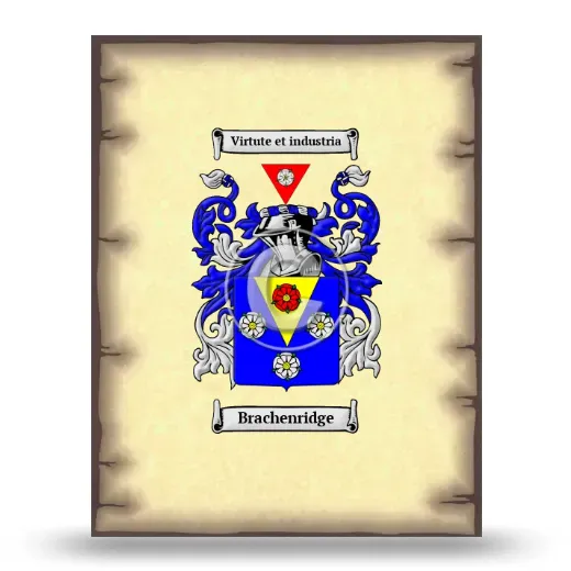 Brachenridge Coat of Arms Print