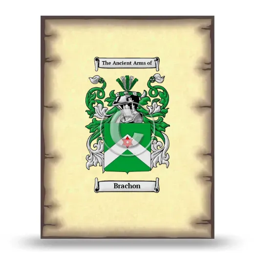 Brachon Coat of Arms Print