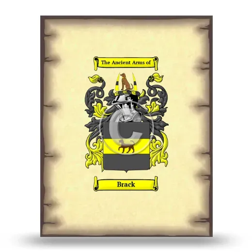 Brack Coat of Arms Print
