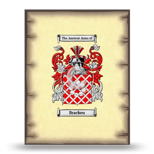 Bracken Coat of Arms Print
