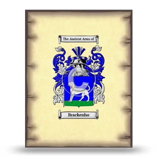 Brackenho Coat of Arms Print