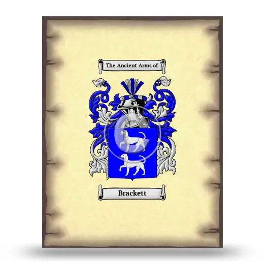 Brackett Coat of Arms Print