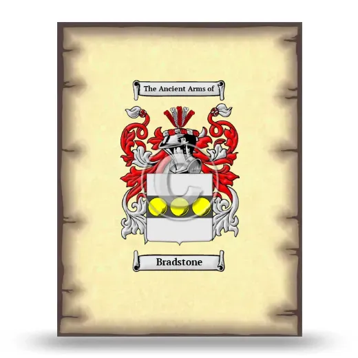 Bradstone Coat of Arms Print