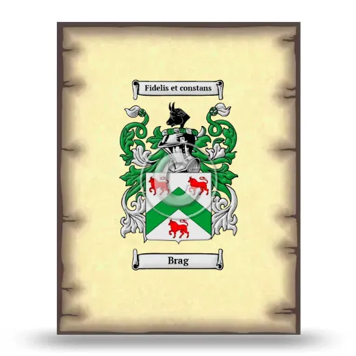 Brag Coat of Arms Print