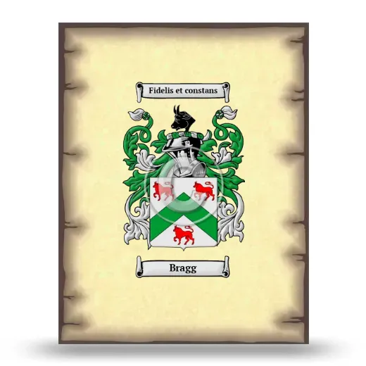 Bragg Coat of Arms Print