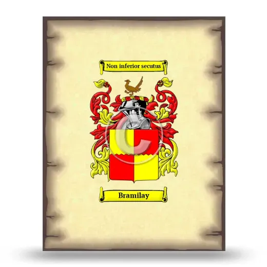 Bramilay Coat of Arms Print