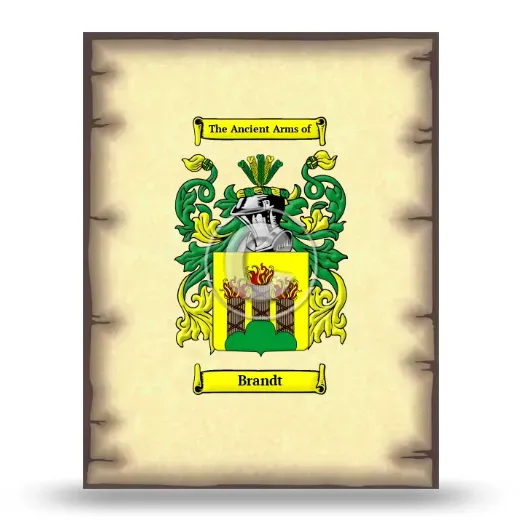 Brandt Coat of Arms Print