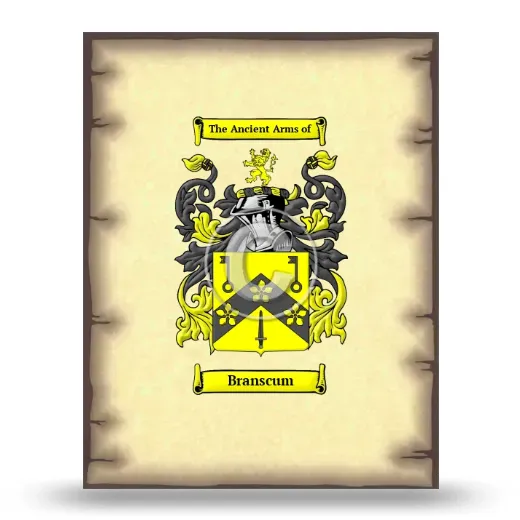 Branscum Coat of Arms Print