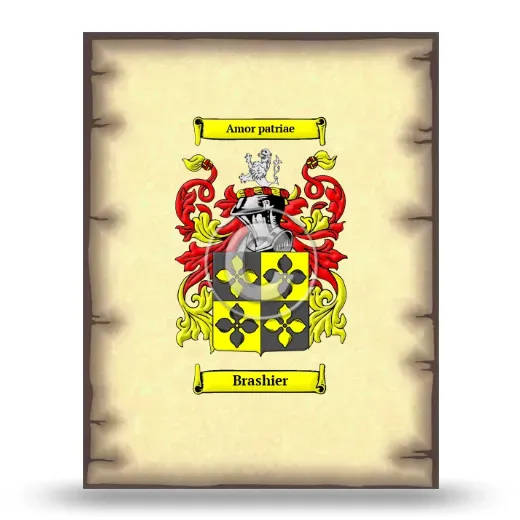 Brashier Coat of Arms Print