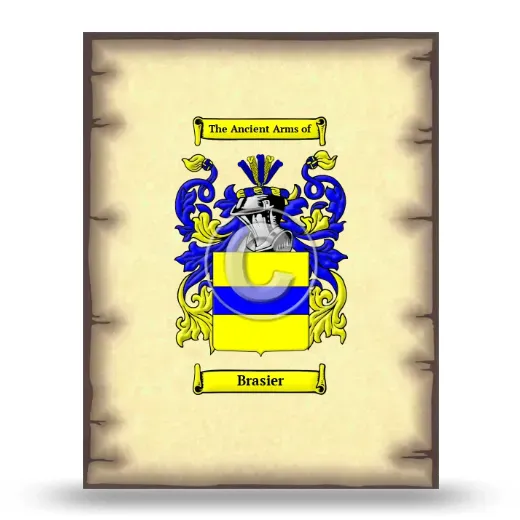 Brasier Coat of Arms Print