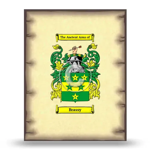 Brassy Coat of Arms Print