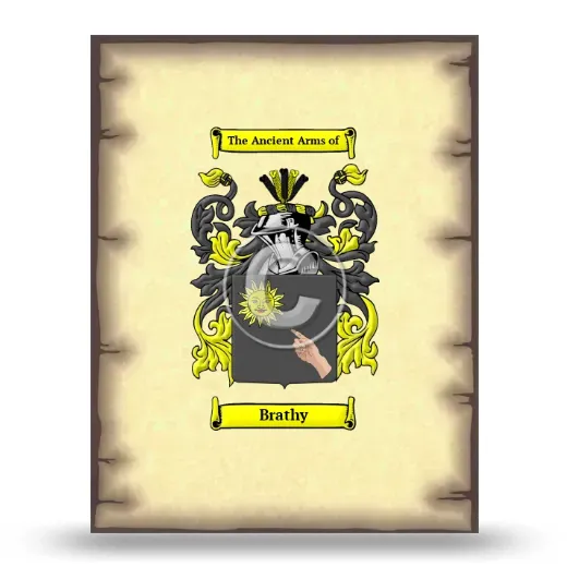 Brathy Coat of Arms Print