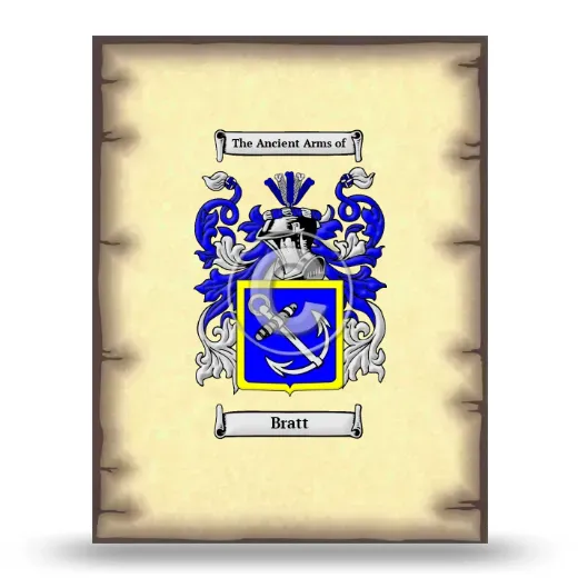 Bratt Coat of Arms Print