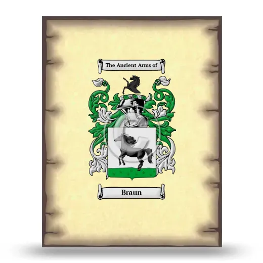 Braun Coat of Arms Print