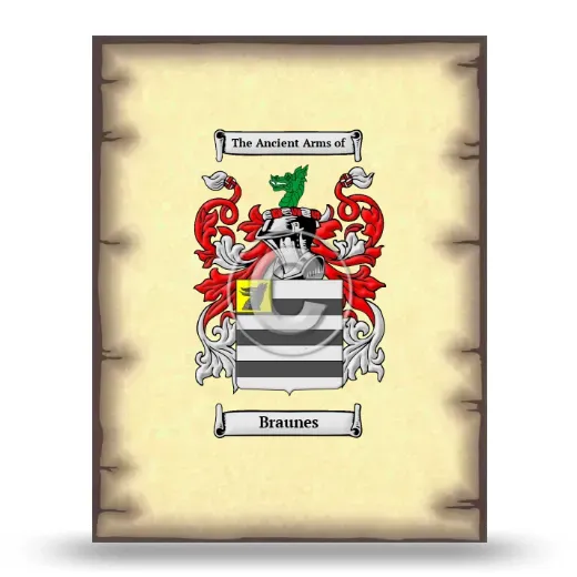 Braunes Coat of Arms Print