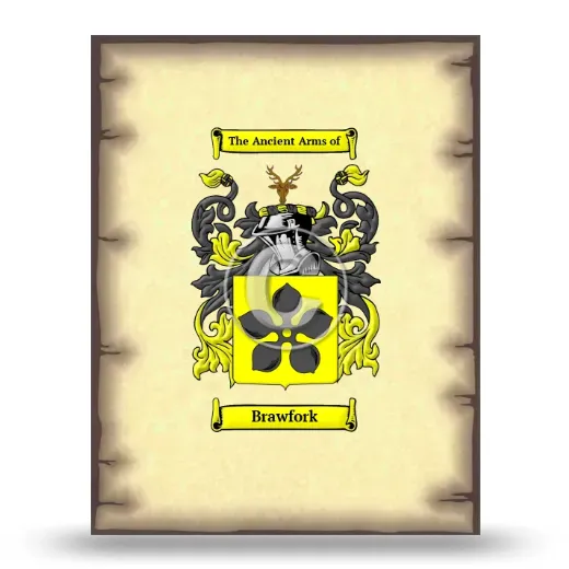 Brawfork Coat of Arms Print