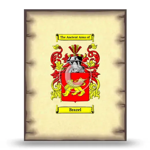 Brazel Coat of Arms Print