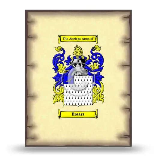 Brears Coat of Arms Print