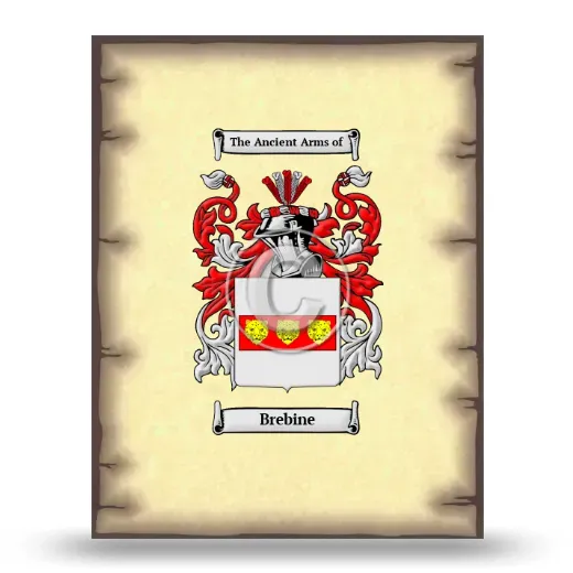 Brebine Coat of Arms Print