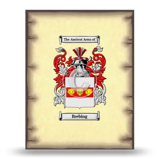 Brebing Coat of Arms Print